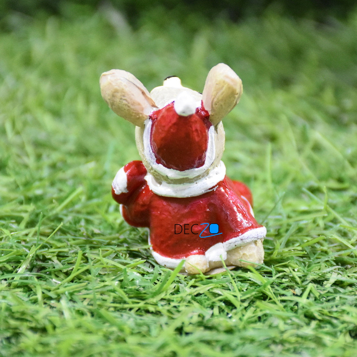 Miniature Rabbit as Santa, Christmas, Anniversary, Garden, Table, Gift, Dashboard