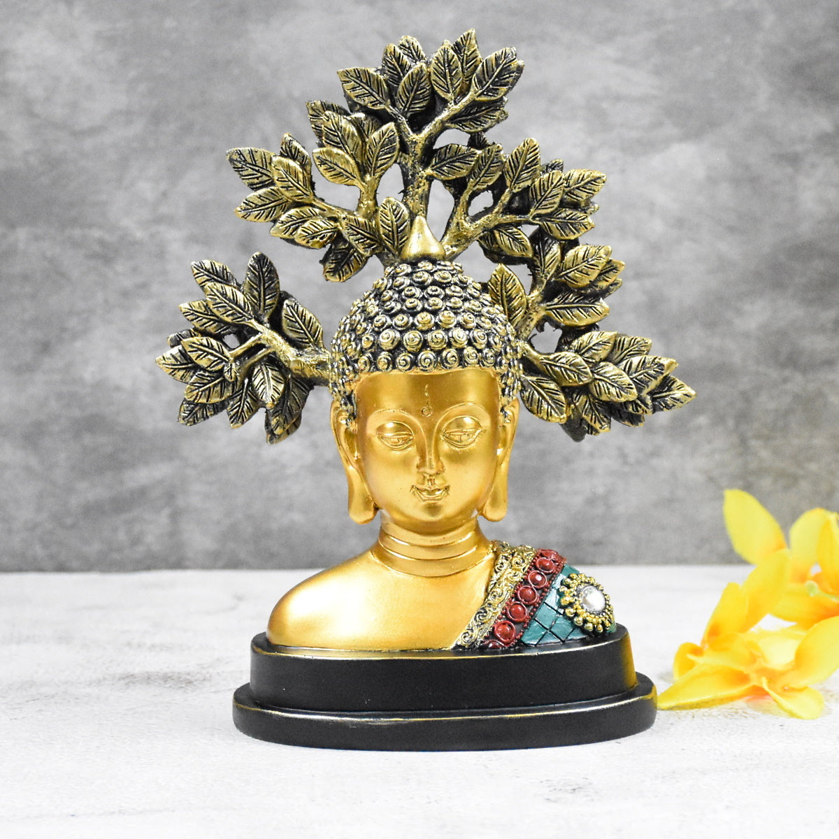 Buddha with Tree Statue
