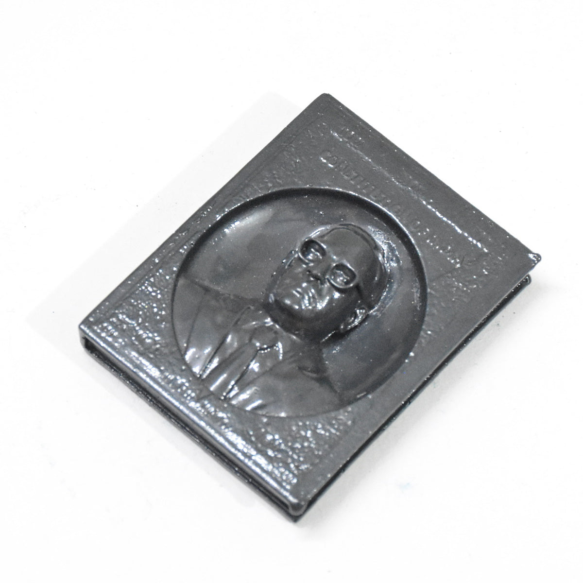 Dr B R Ambedkar Polyresin Book Statue (Pearl Blue)