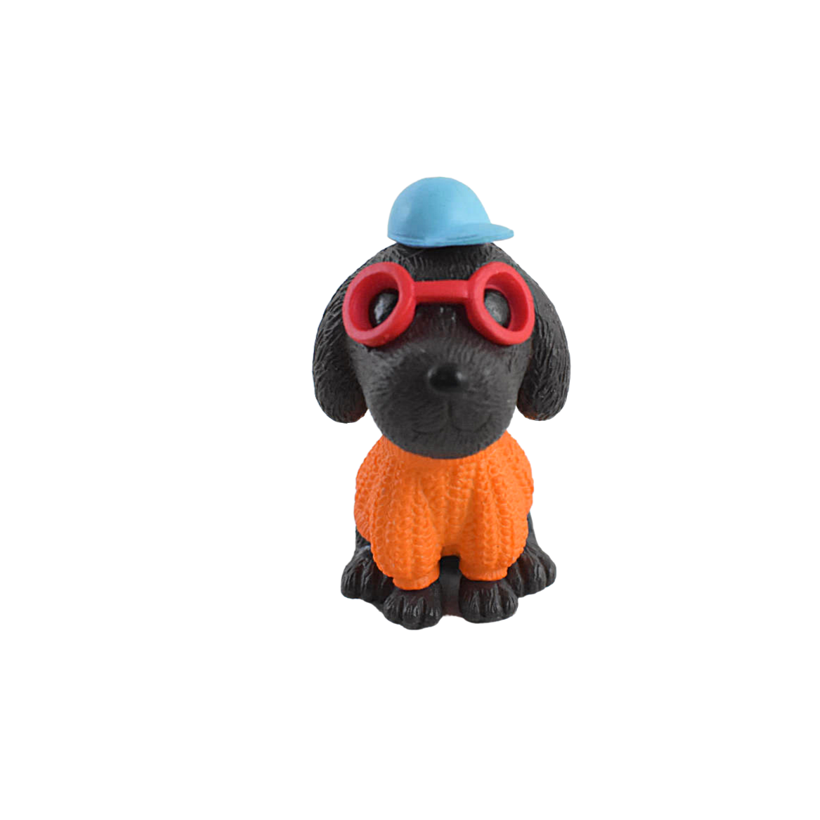 Miniature Dog wearing Cap for Garden Decor - Deczo