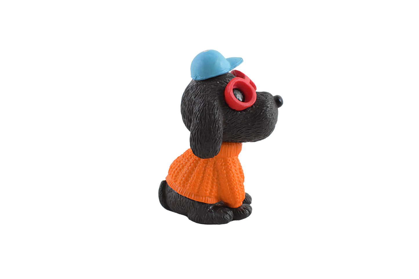 Miniature Dog wearing Cap for Garden Decor - Deczo