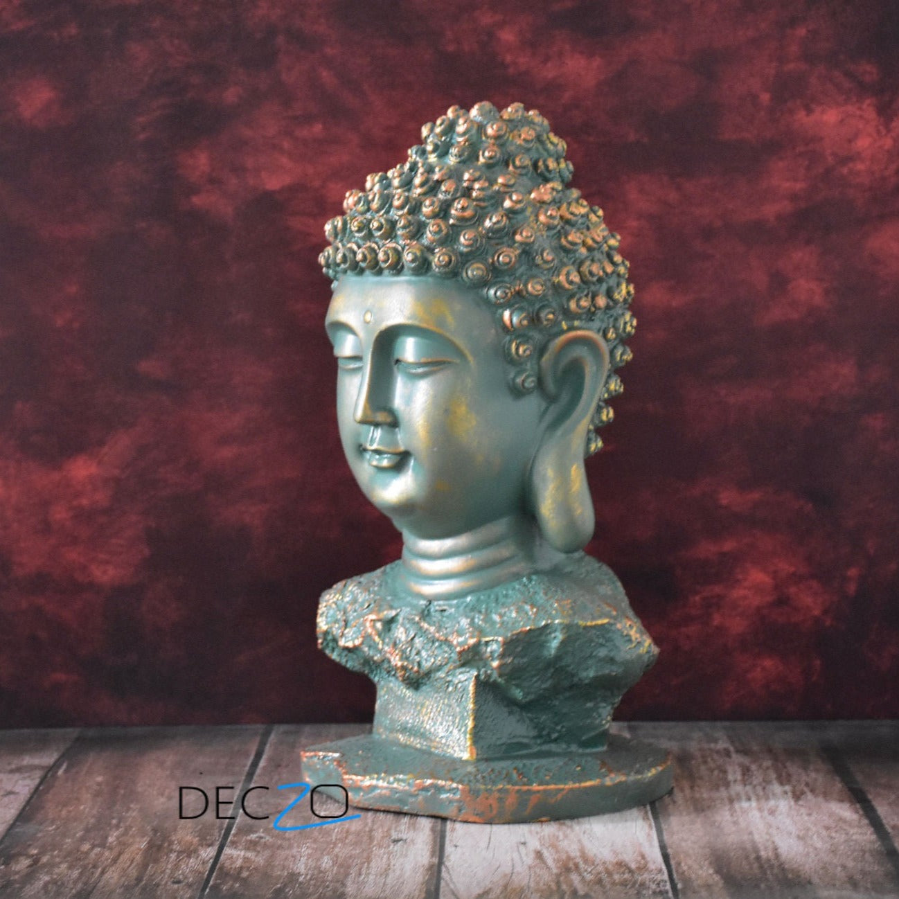 The Amoghasiddhi Buddha Head Statue - Large - Deczo