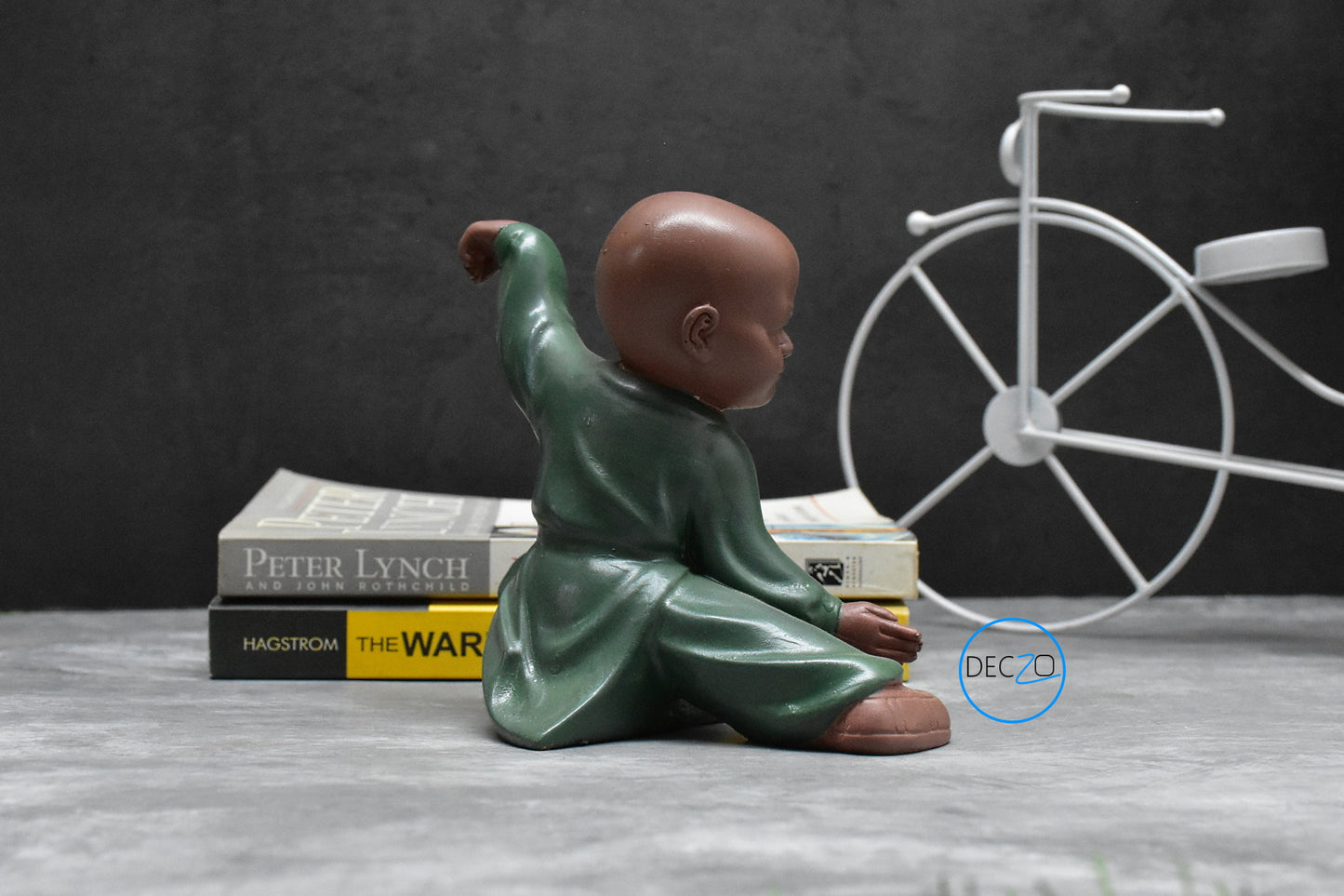 Kung Fu Monk for Gift, Decor (15x14x9 CM)