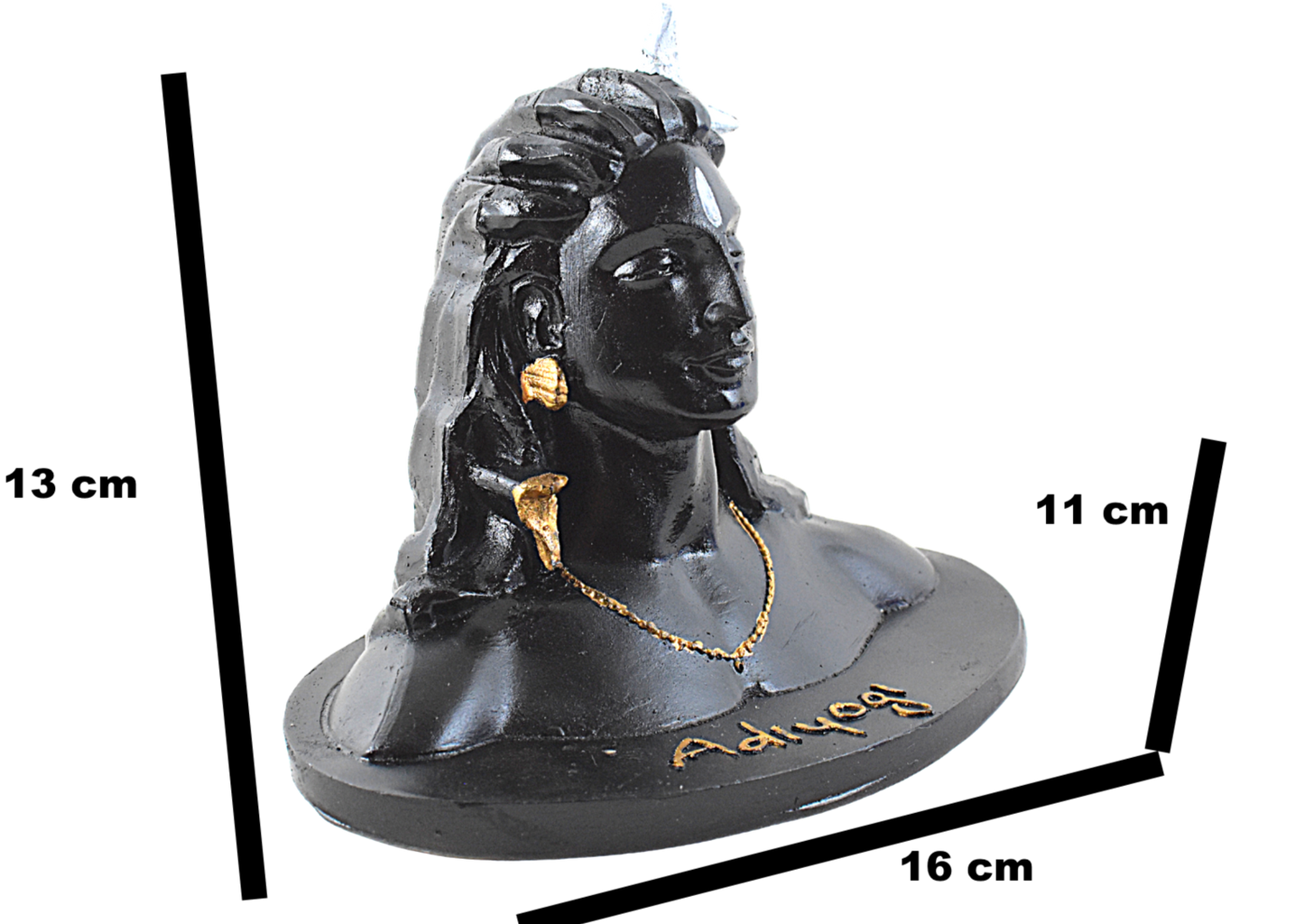 Lord Shiva in Dhyana Mudra as Adiyogi Idol for Home Decor, Puja,Gift - Deczo