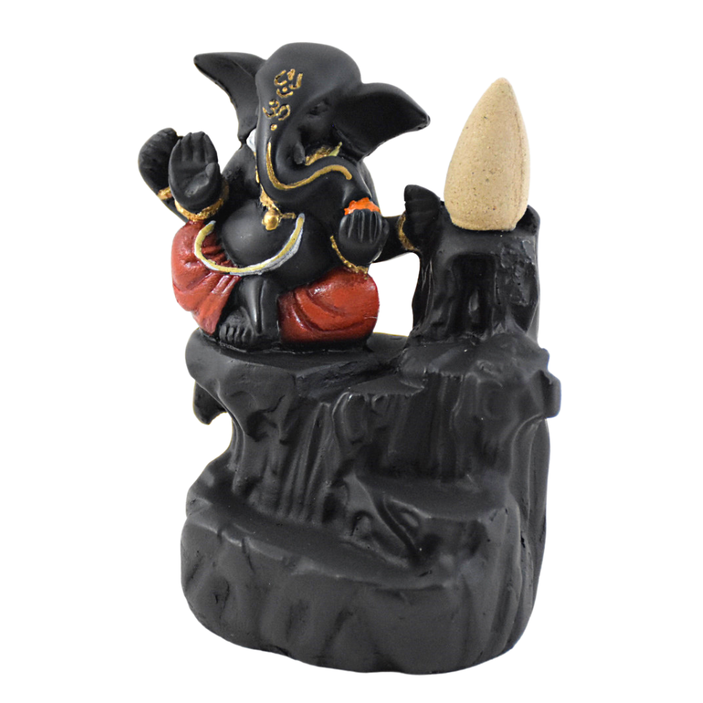 Sitting Ganesha Incense Holder - Deczo