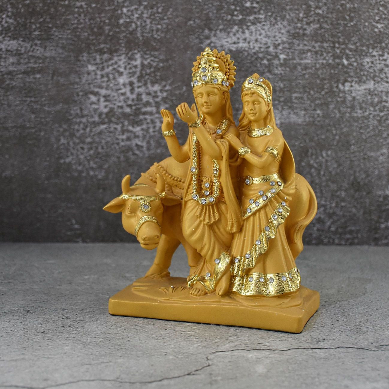 Hand Crafted Radha Krishna Statue - Deczo
