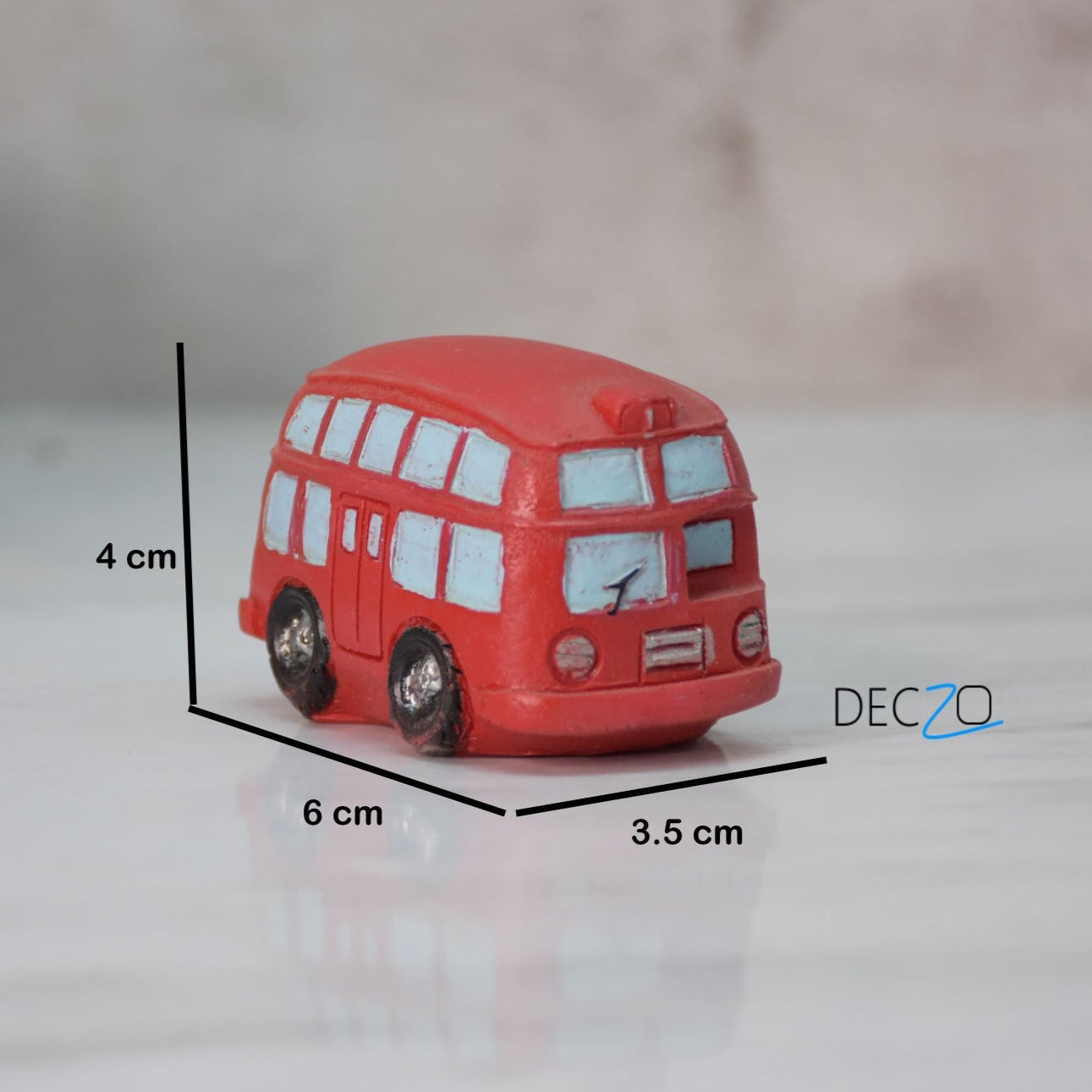 Miniature Double Decker Bus - Deczo