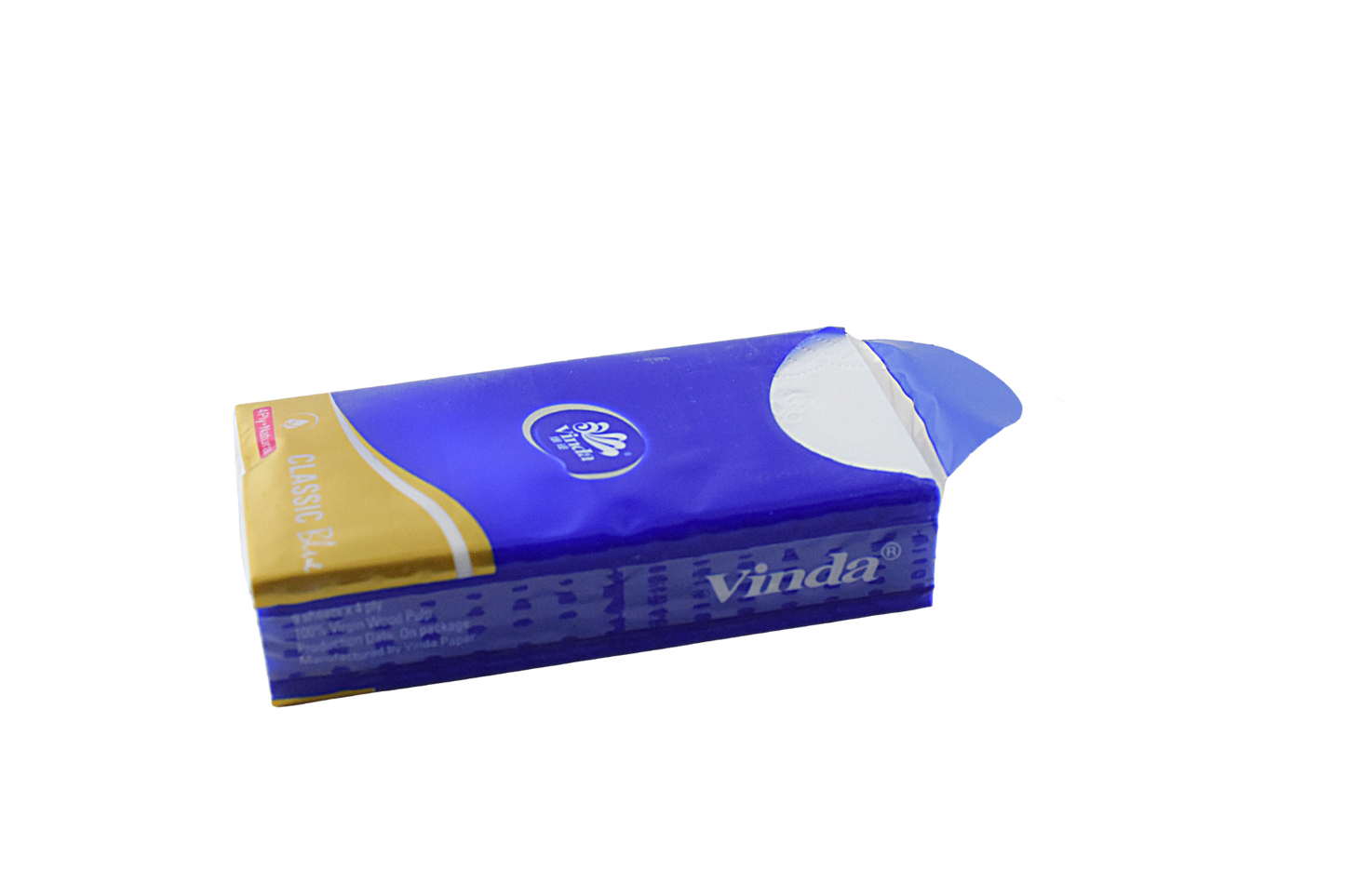Vinda Classic Blue 4ply Pocket Tissue : Pack of 10 Bundles - Deczo