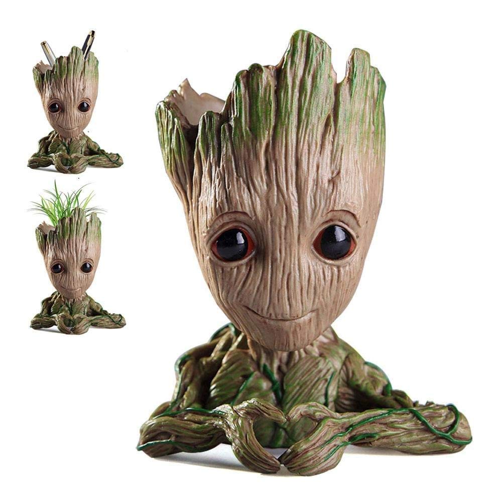 Heart Groot Resin Pot for Succulents, Pen Stand - Deczo