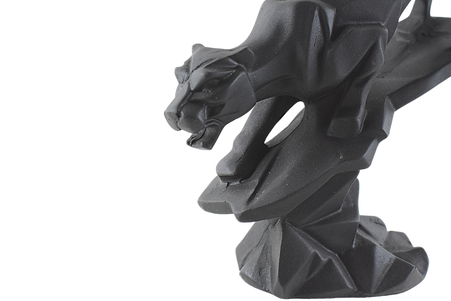Roaring Black Panther on Tree Home Decor Showpiece - Deczo
