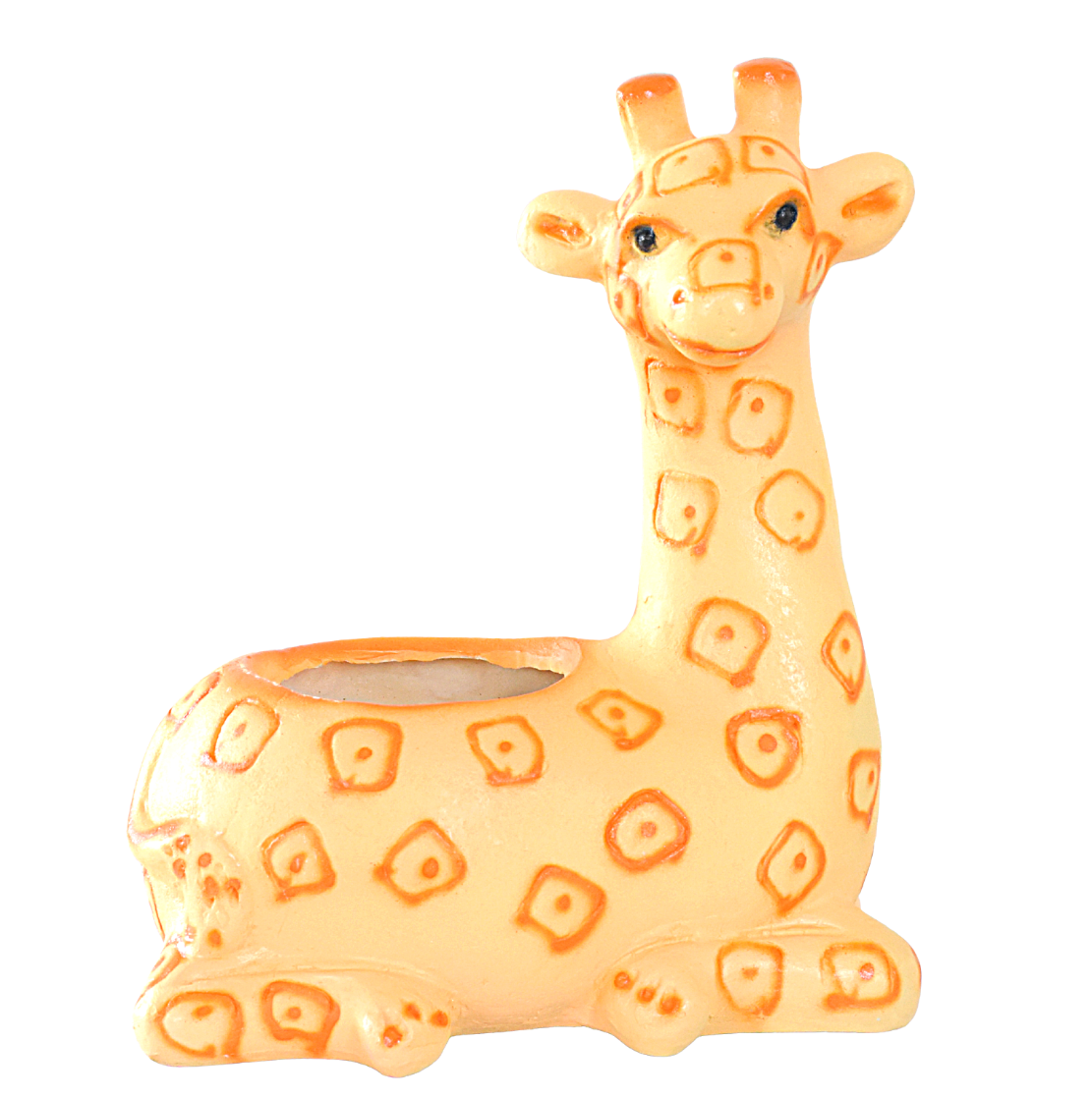 Sitting Giraffe Resin Succulent Pot for Garden,Decor, Kids Room,Gift - Deczo