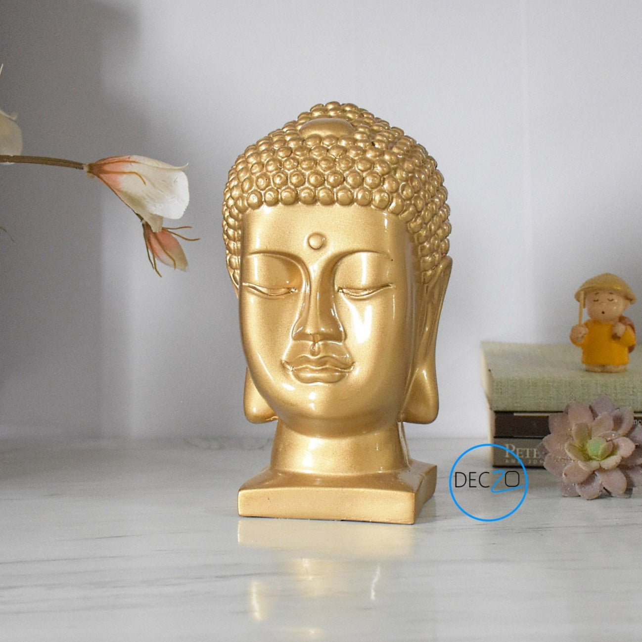 Gracious Buddha Face : New Golden