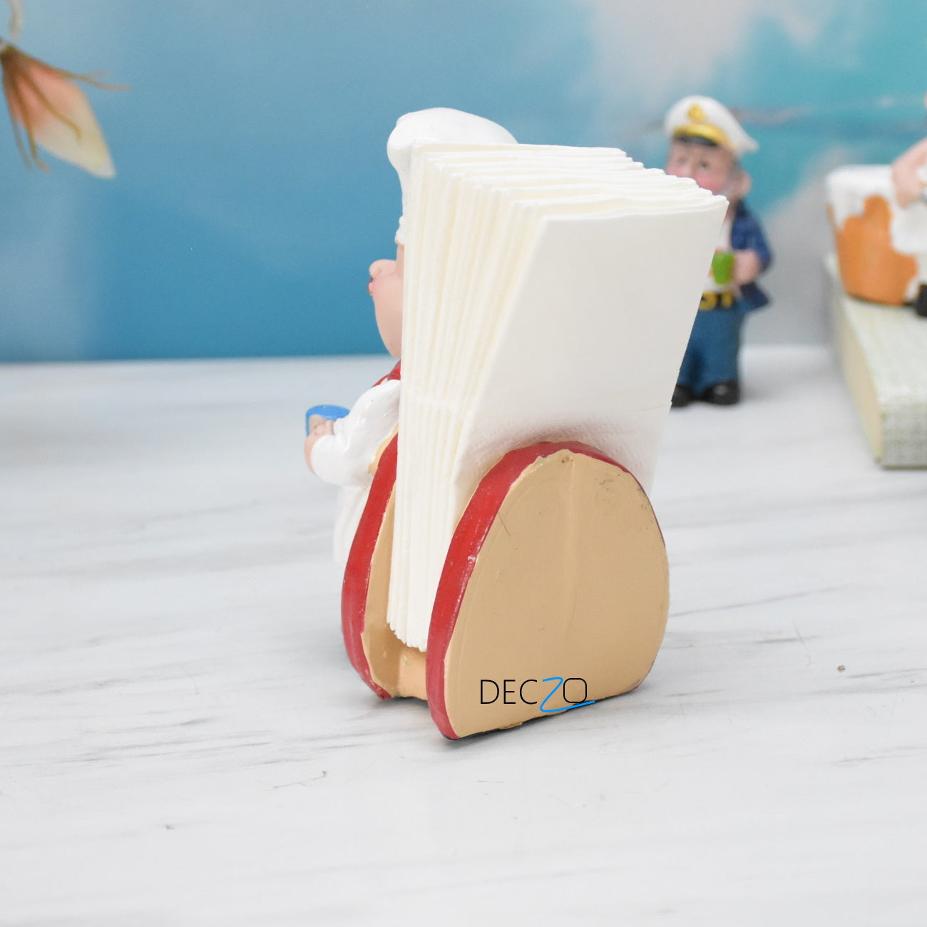 Delightful Table Chef Tissue Paper Holder deczo