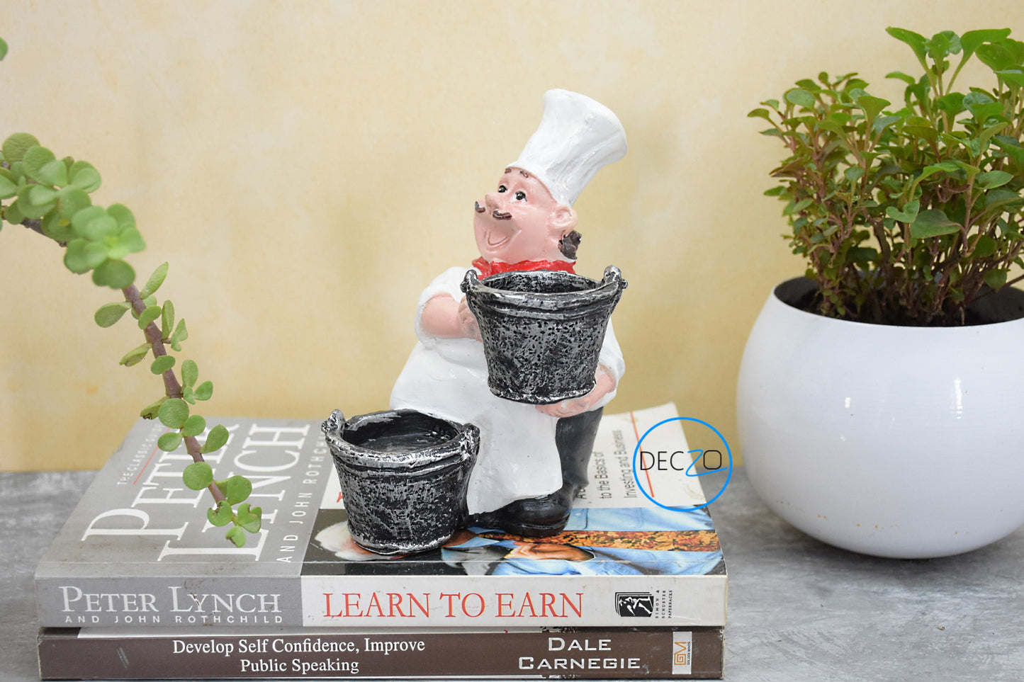 Laughing Chef Salt and Pepper Shaker Holder