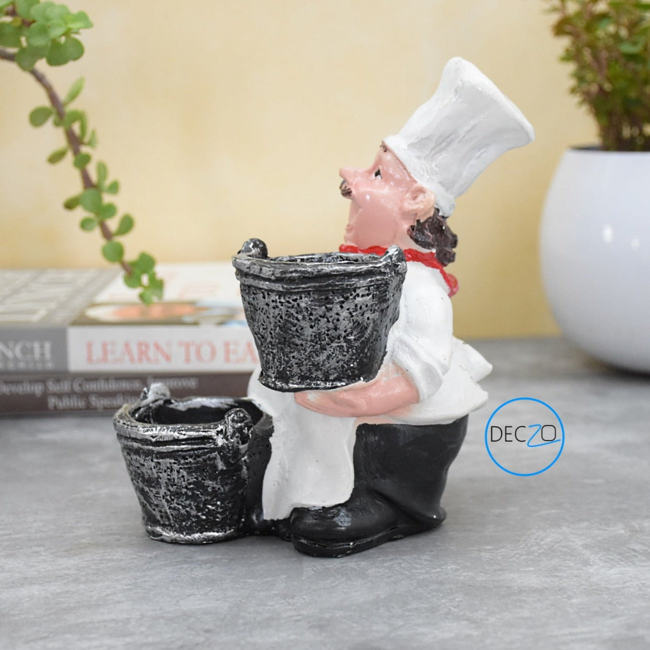 Laughing Chef Salt and Pepper Shaker Holder