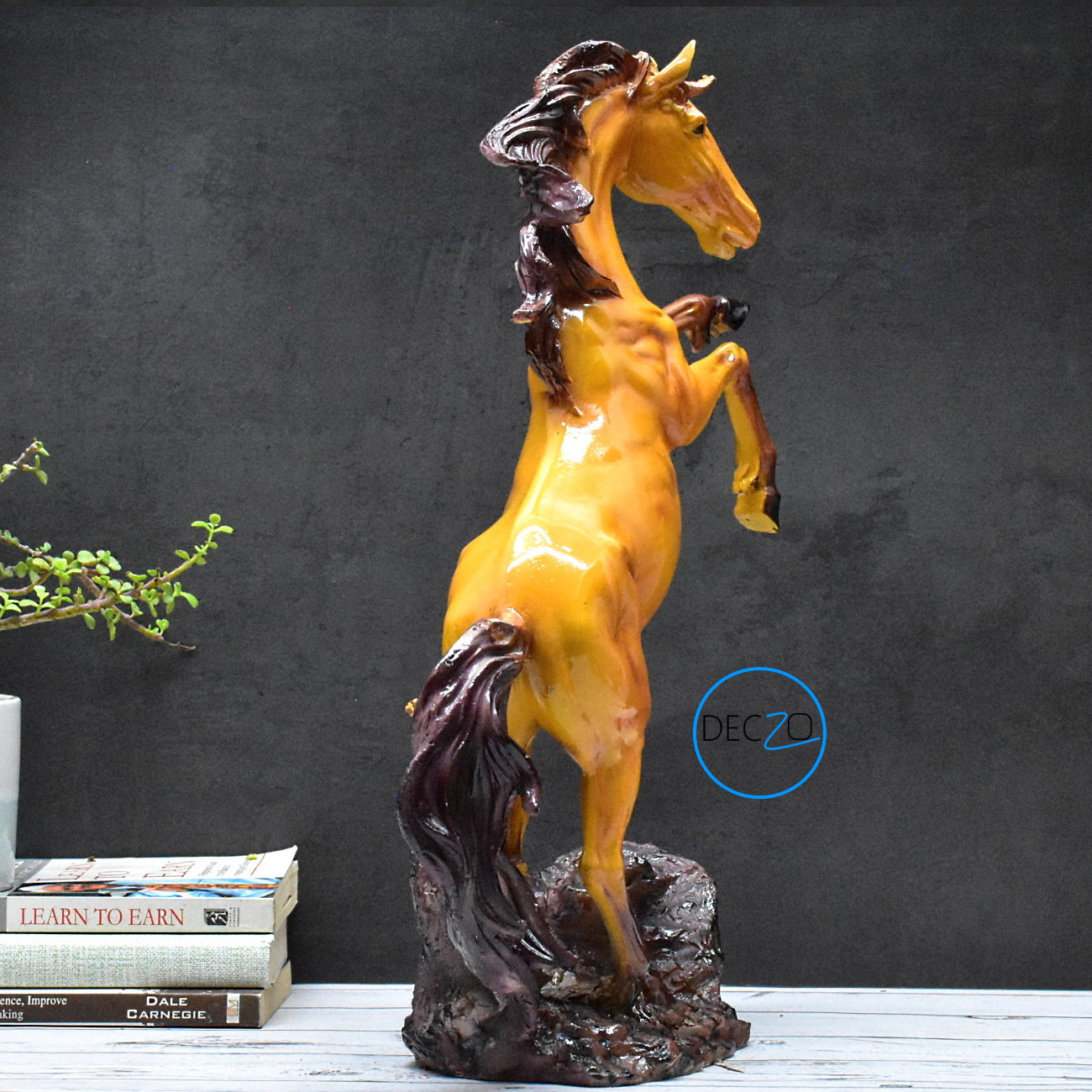 Sorrel Rearing Horse Showpiece