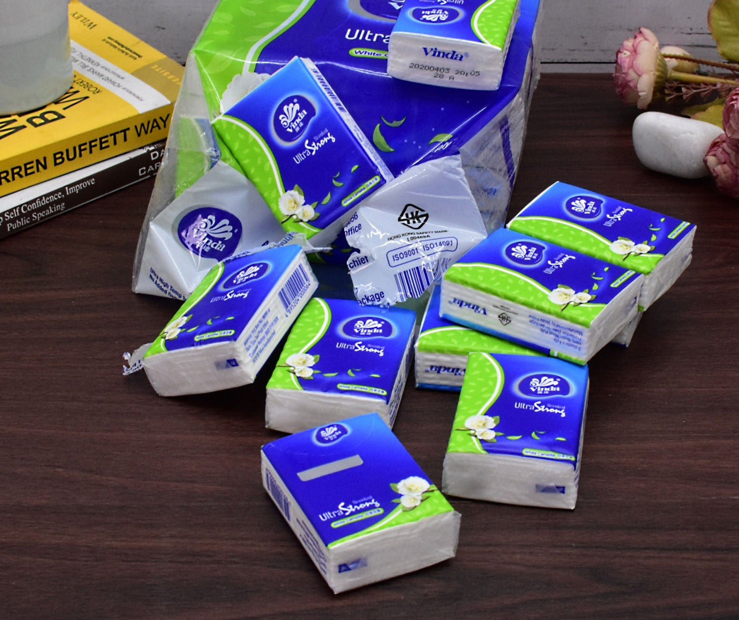 Scented Pocket Tissue, 4 ply : 36 Packets, 8 Sheets Per Packet - Deczo