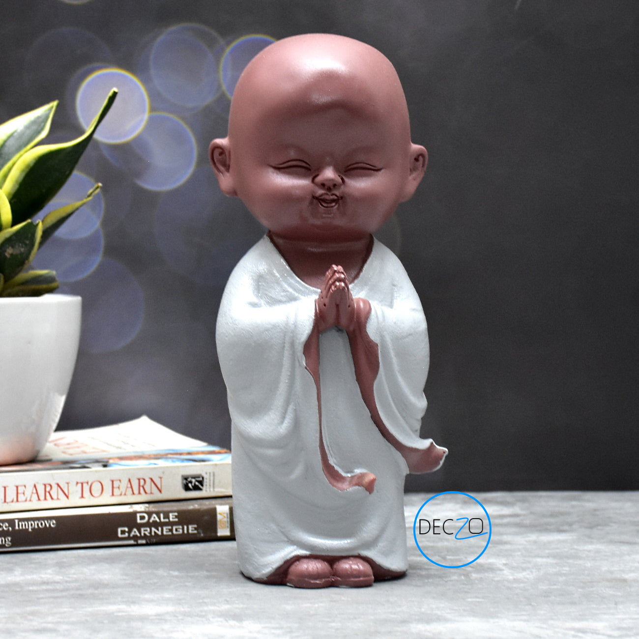 Namaste Buddha Monk : Grey