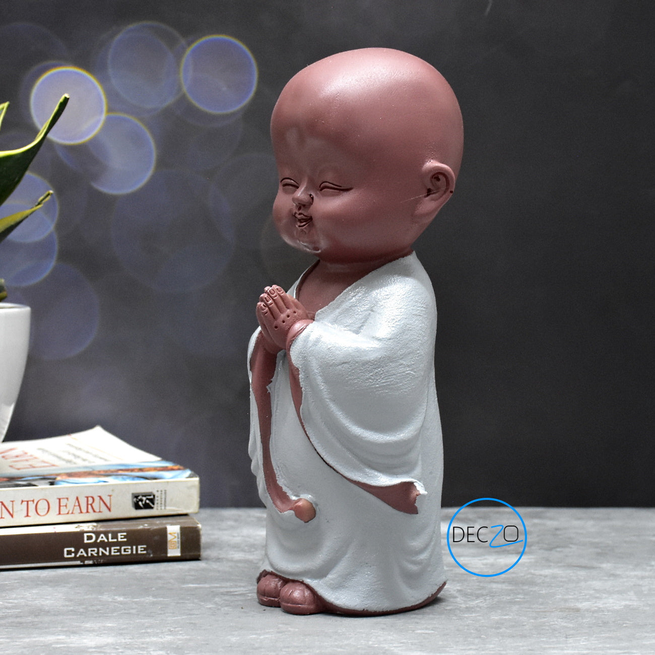 Namaste Buddha Monk : Grey