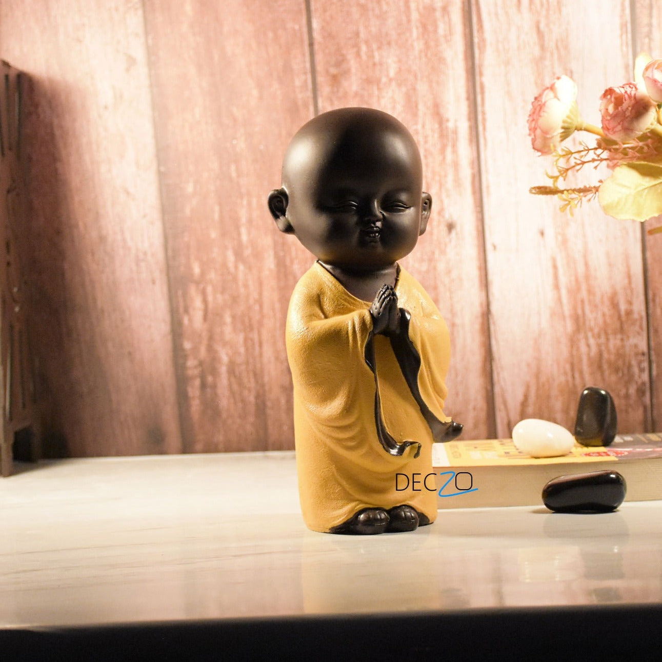 Namaste Buddha Monk : Yellow - Deczo
