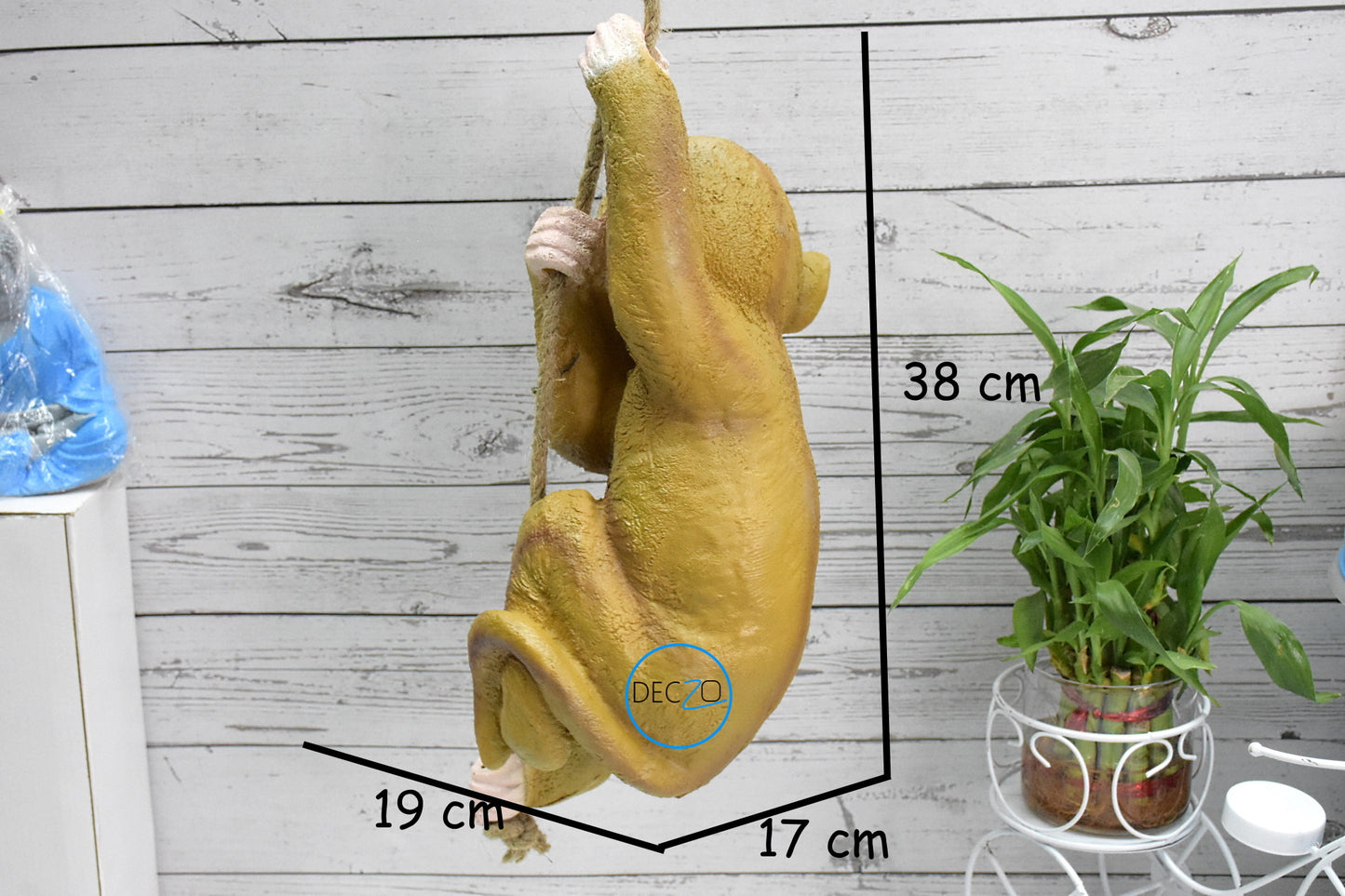 Hanging Monkey Garden Decor