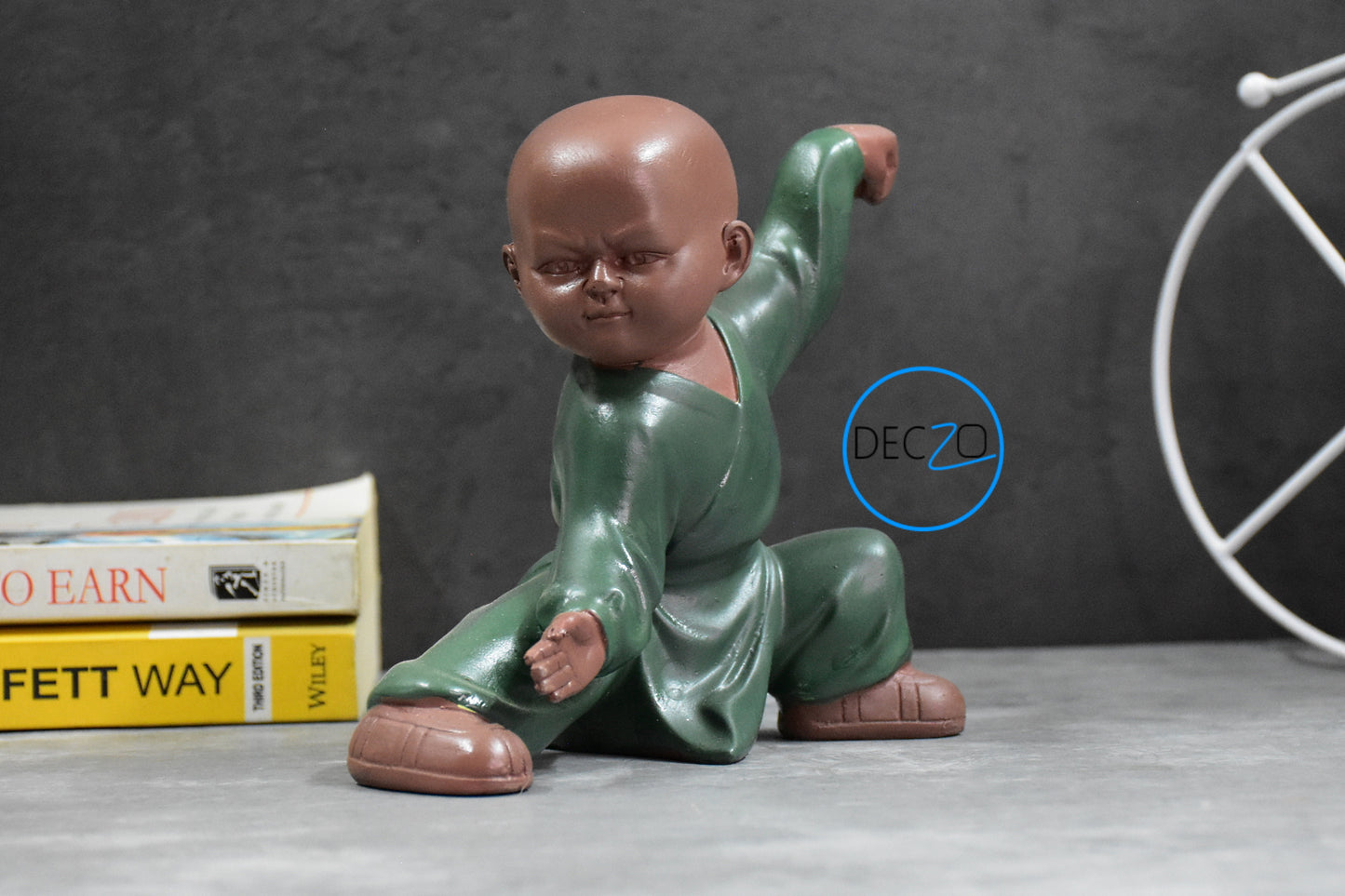 Kung Fu Monk for Gift, Decor (15x14x9 CM)
