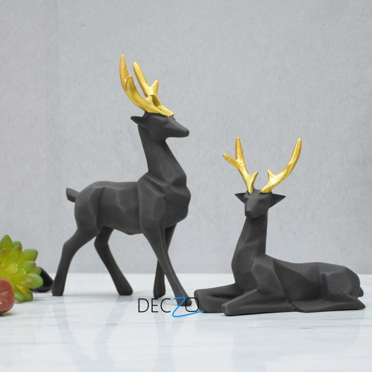 Geometric Deer Pair - Deczo