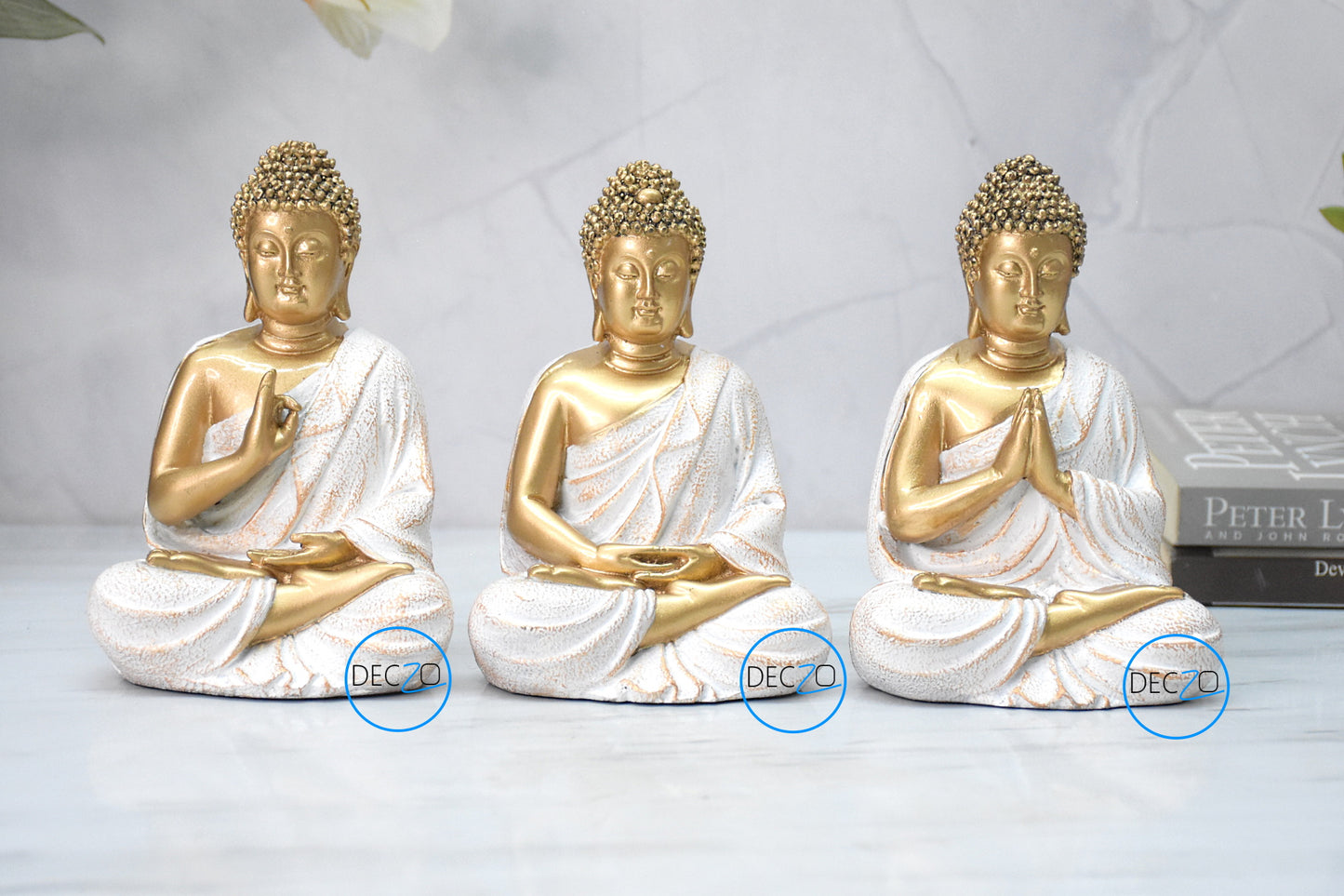 Lord Buddha statue In Three Different Positions