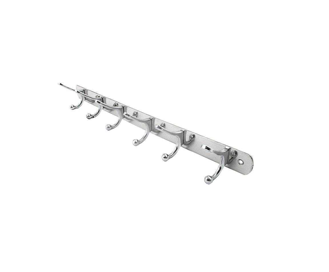 DECZO Long Patti V Shape Stainless Steel Door Hooks/ Hanger (Number of Hanger 2, Number of Legs 6) - Deczo