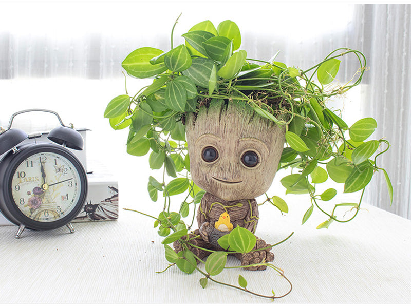 Big Groot and Baby Groot with Nest Resin Pot Combo - Deczo