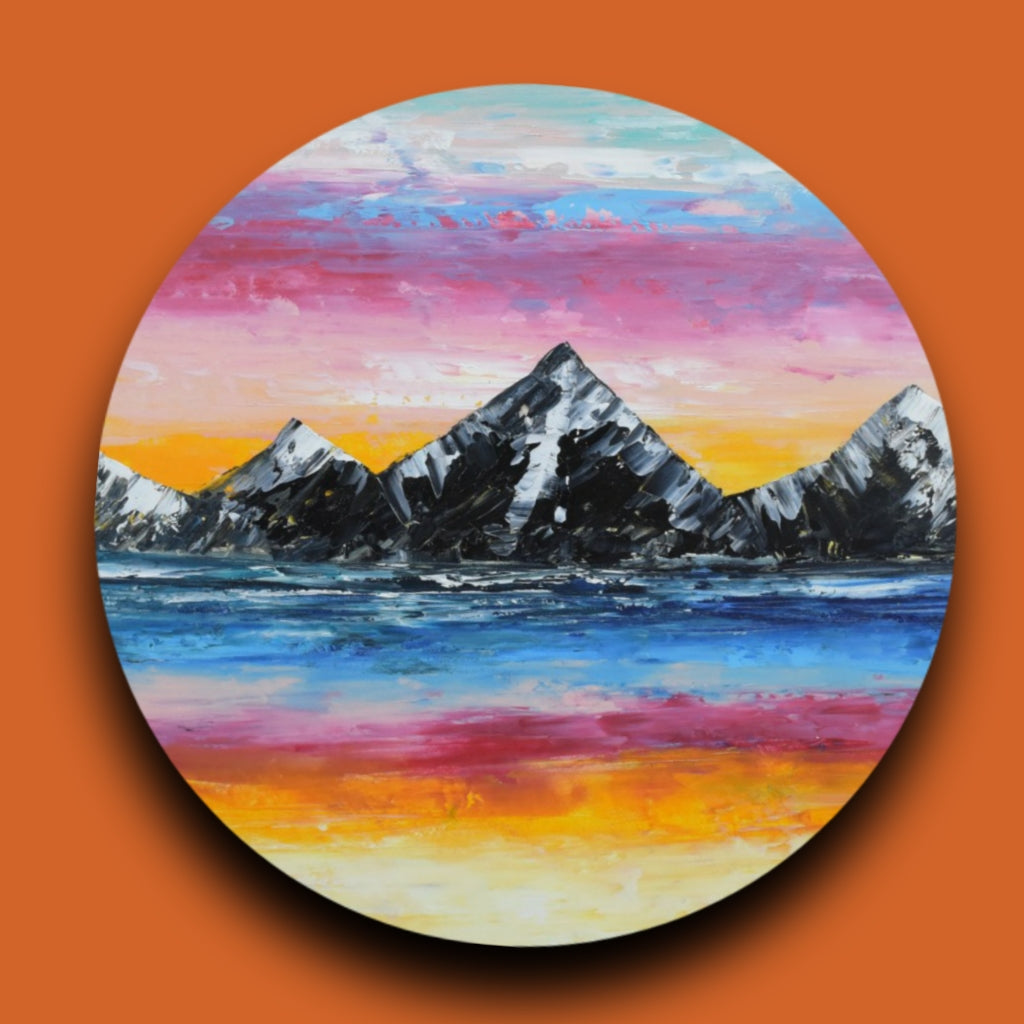 Deep Silence, Acrylic on Canvas, Handmade, Wall Painting - Deczo