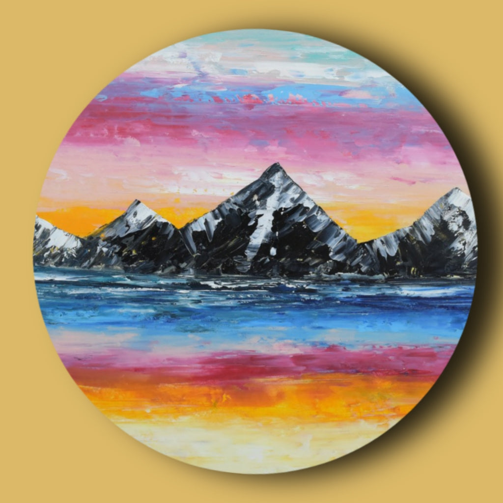 Deep Silence, Acrylic on Canvas, Handmade, Wall Painting - Deczo