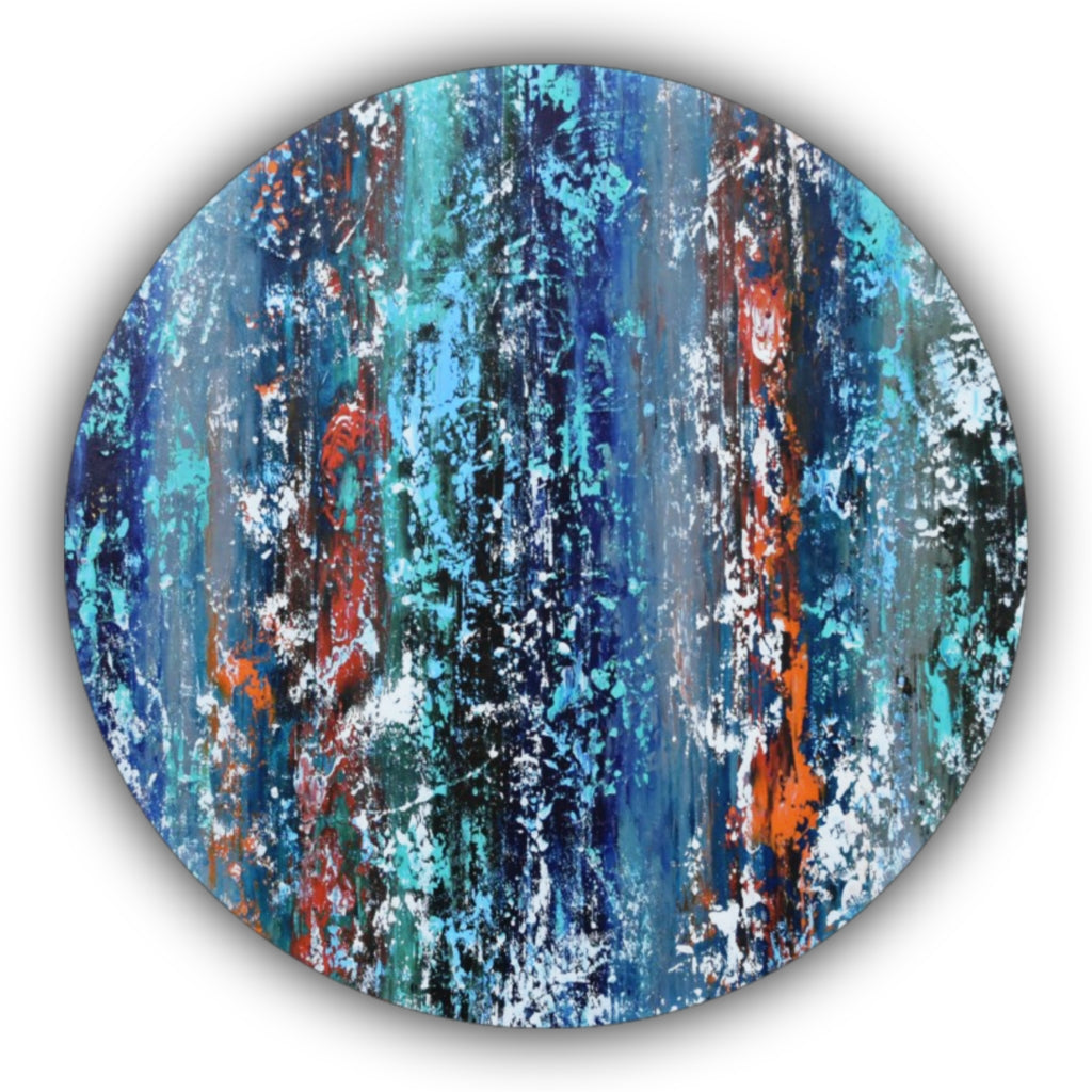 At the Beginning , Acrylic on Canvas, Handmade, Wall Painting - Deczo