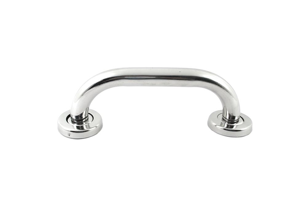 DECZO Stainless Steel Bath Shower Safety Support Grab Handle Towels Rail (Silver, 9 INCH) - Deczo