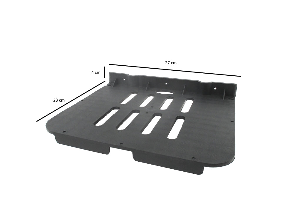 Set of 2 Hard PVC Multipurpose Set top Box Stand - Deczo