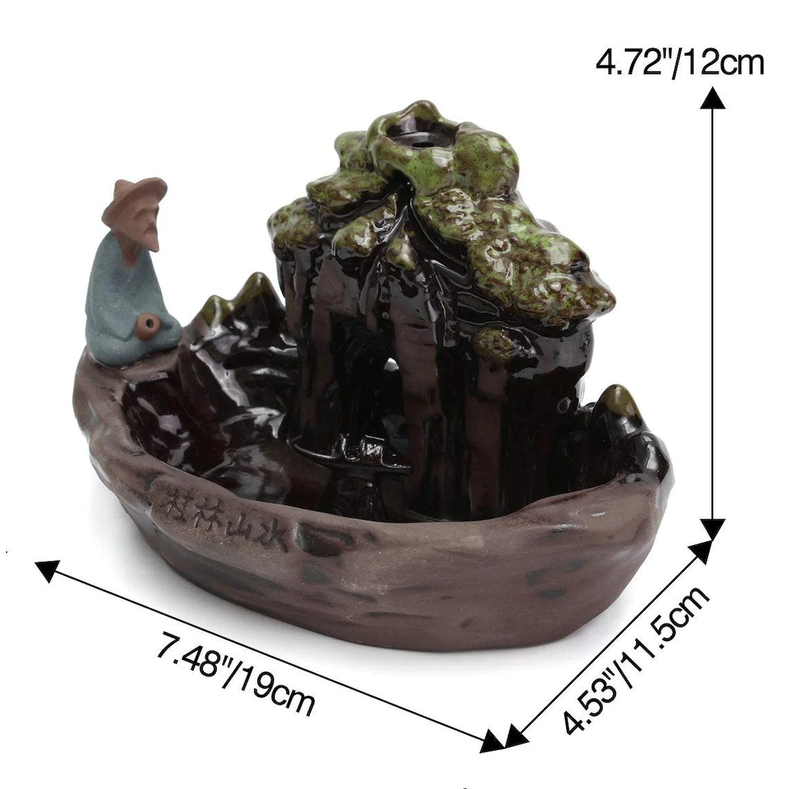 Feng Shui Landscape Backflow Incense Holder - Deczo