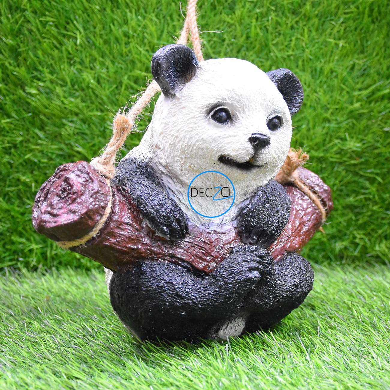 Poly-Resin Hanging Decor for Garden, Home, Gift (Baby Panda)