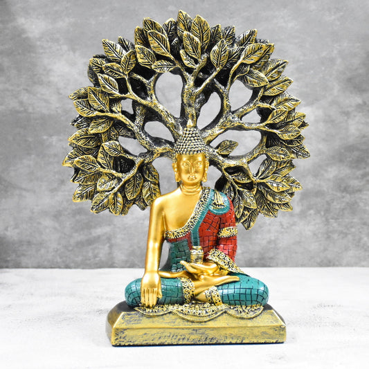 Buddha with Tree Statue