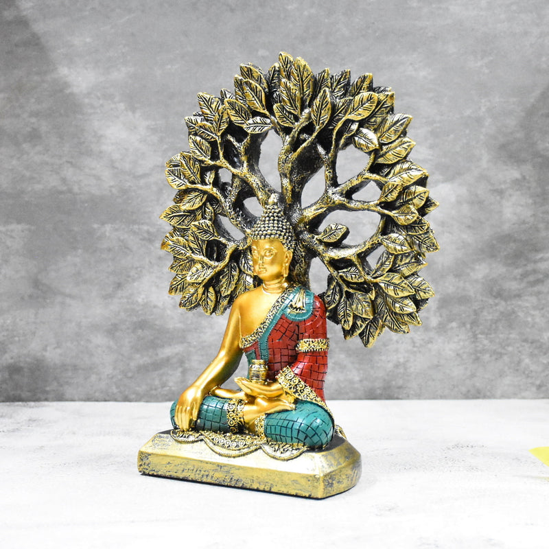 Buddha with Tree Statue