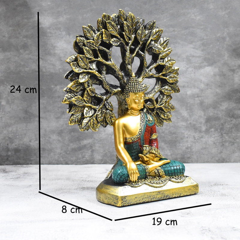 Buddha with Tree Statue