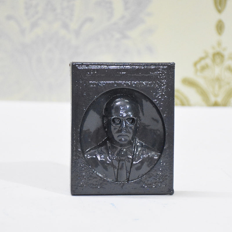 Dr B R Ambedkar Polyresin Book Statue (Pearl Blue)