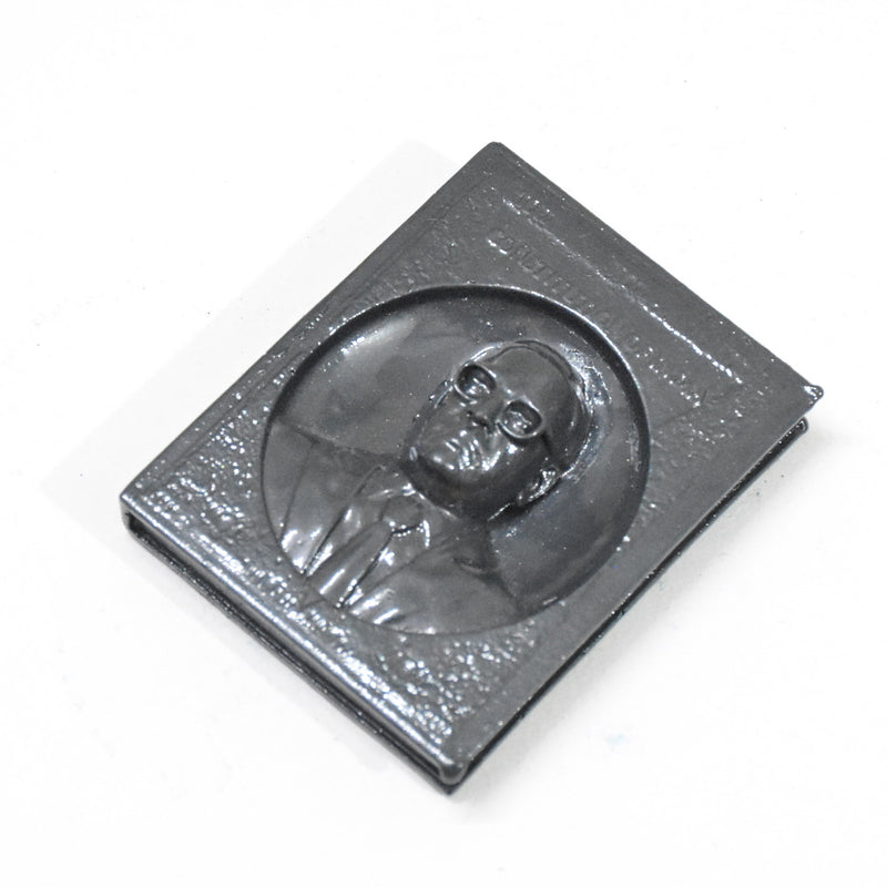 Dr B R Ambedkar Polyresin Book Statue (Pearl Blue)