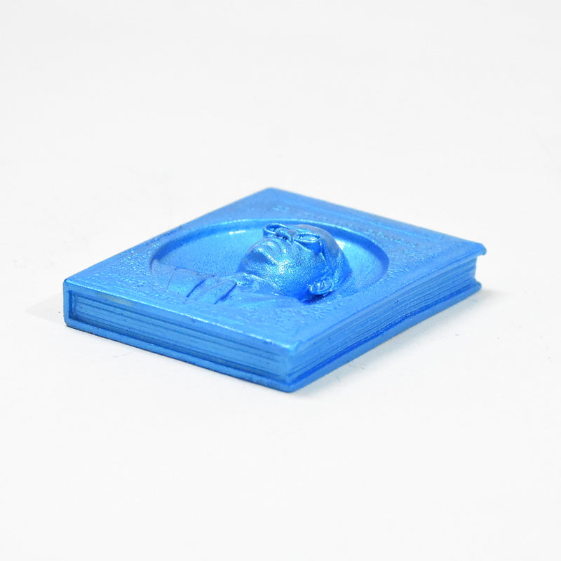Dr B R Ambedkar Polyresin Book Statue (Pearl Blue)