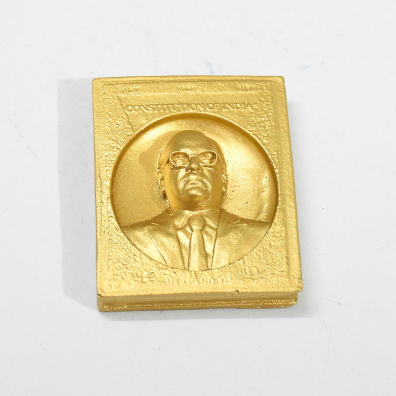 Dr B R Ambedkar Polyresin Book Statue (Pearl Blue)