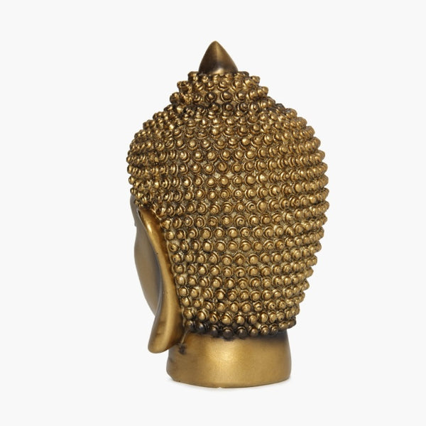 Golden Color Buddha Head - Deczo
