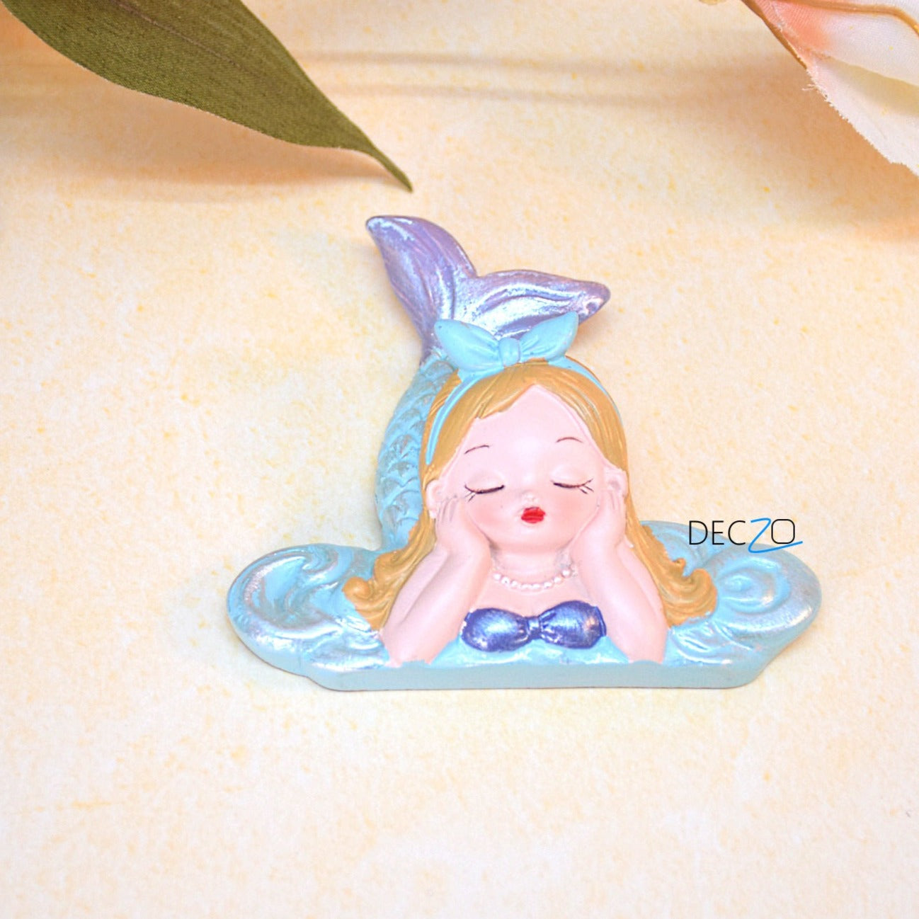 Cute Mermaid Resin Miniature for Wall decor - Deczo