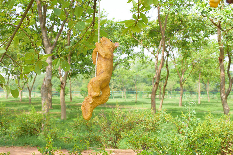 Squirrel Climbing on Rope Garden Decor - Deczo