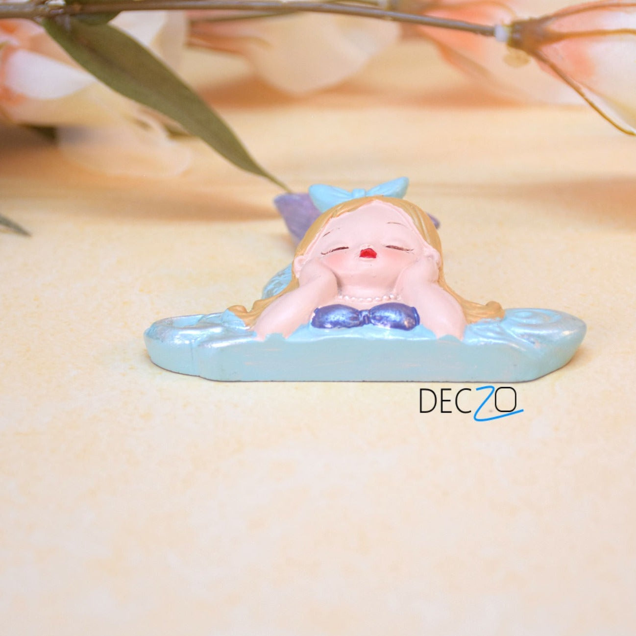 Cute Mermaid Resin Miniature for Wall decor - Deczo