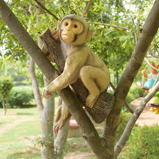 Monkey Hanging On Tree - Deczo