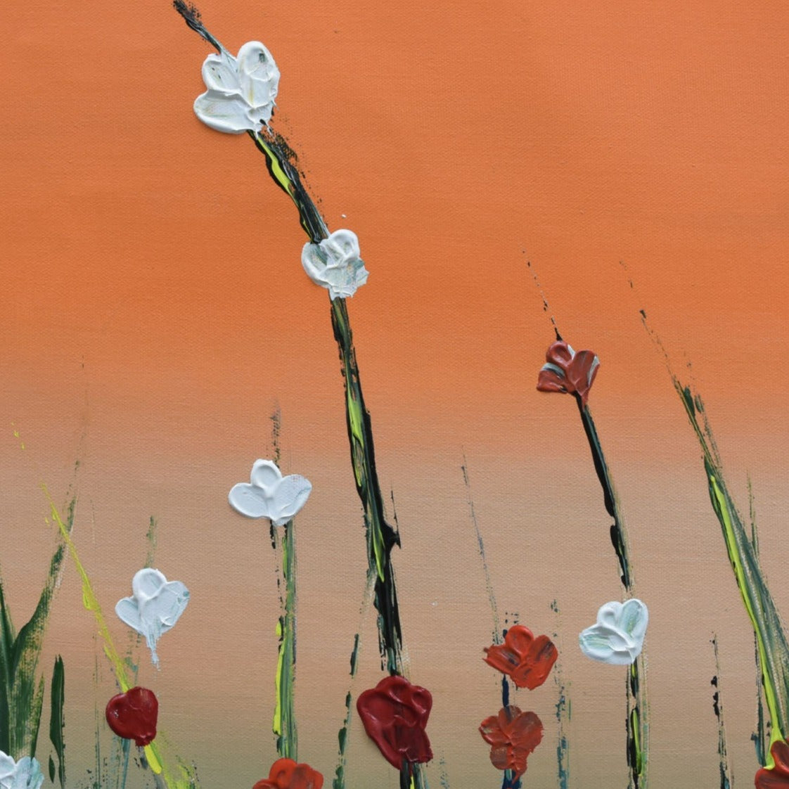 Meadows, Acrylic on Canvas, Handmade Wall Painting - Deczo